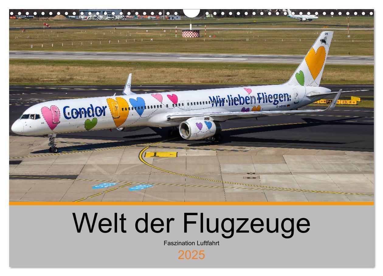 Cover: 9783435267224 | Welt der Flugzeuge - Faszination Luftfahrt 2025 (Wandkalender 2025...