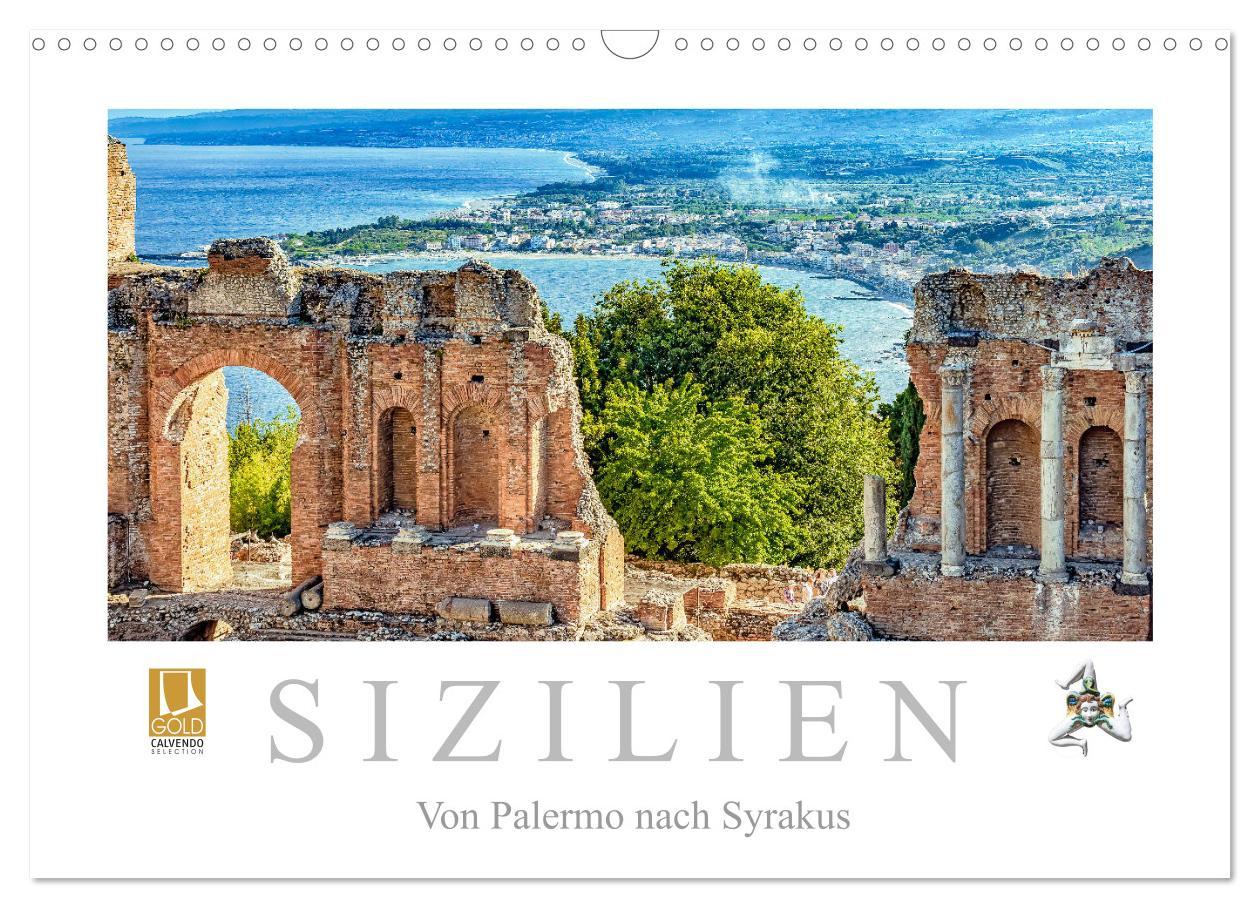 Cover: 9783435317752 | Sizilien - Von Palermo nach Syrakus (Wandkalender 2025 DIN A3...