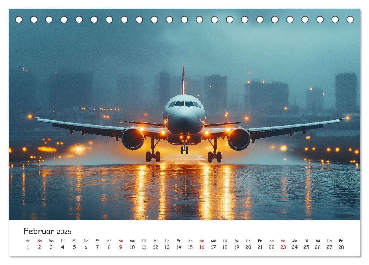 Bild: 9783457214077 | Flugzeugkalender - Die schönsten Passagiermaschinen (Tischkalender...