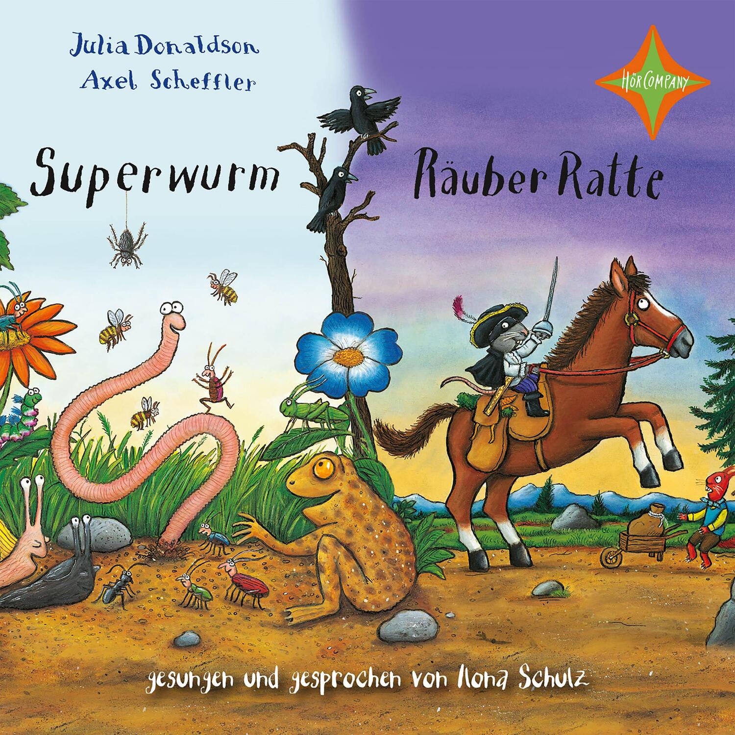 Cover: 9783945709160 | Superwurm / Räuber Ratte | Julia Donaldson | Audio-CD | 35 Min. | 2015