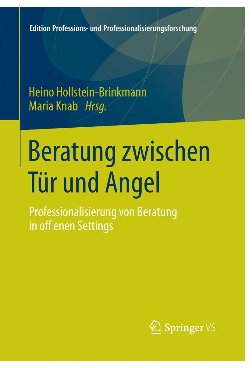 Cover: 9783658034191 | Beratung zwischen Tür und Angel | Maria Knab (u. a.) | Taschenbuch