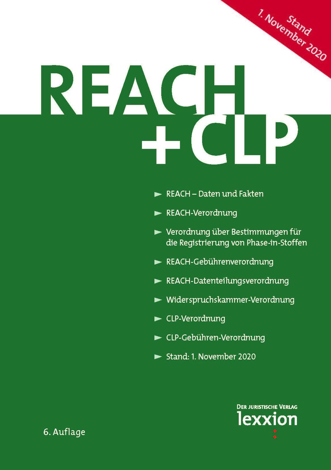 Cover: 9783869653631 | REACH + CLP | Taschenbuch | Deutsch | 2021 | Lexxion Verlag