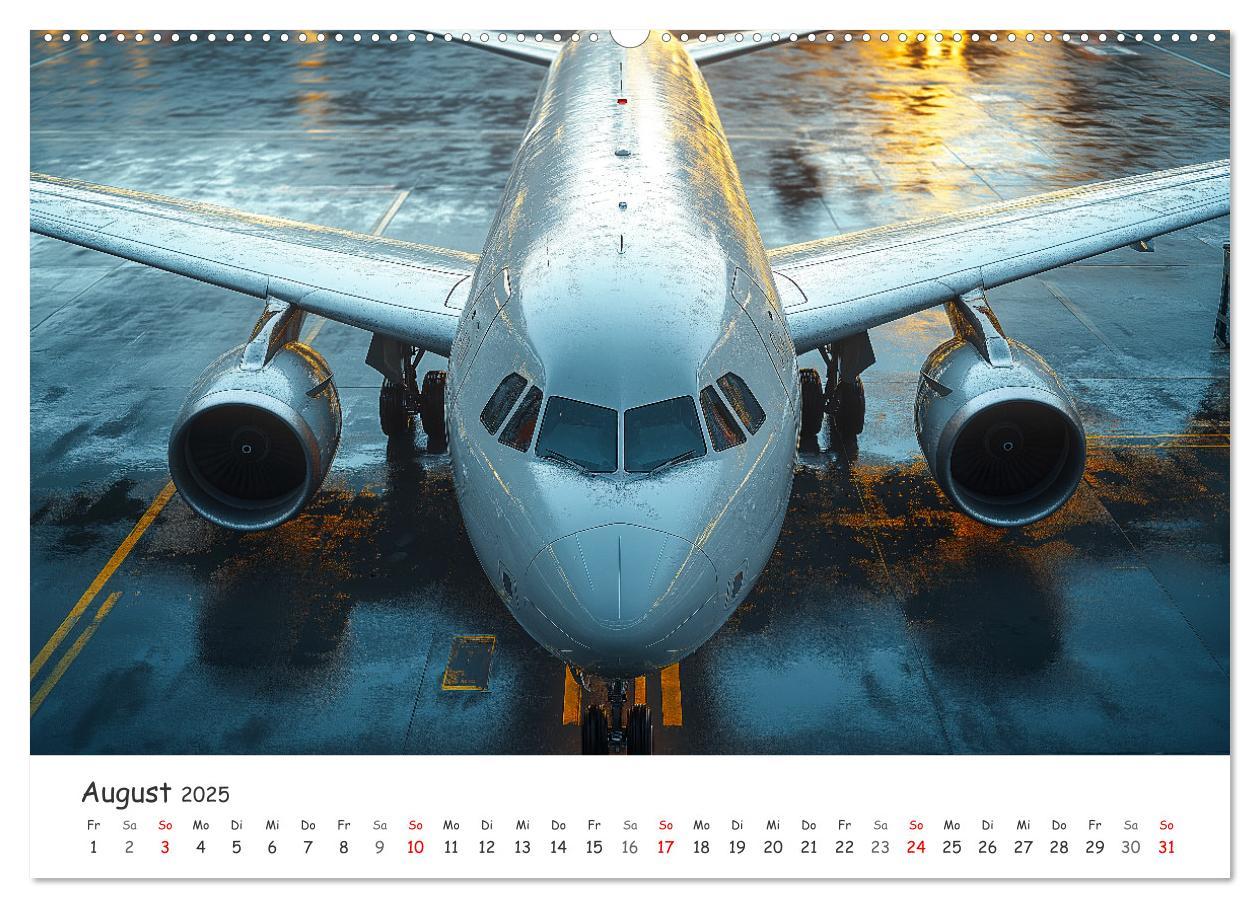 Bild: 9783457214084 | Flugzeugkalender - Die schönsten Passagiermaschinen (hochwertiger...