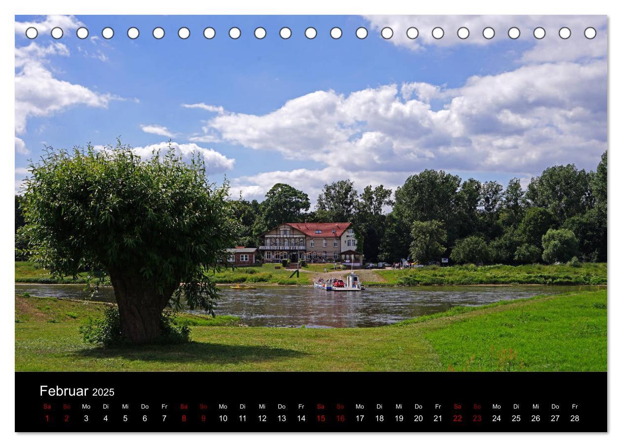 Bild: 9783435447275 | Elberadweg Coswig (Anhalt) (Tischkalender 2025 DIN A5 quer),...