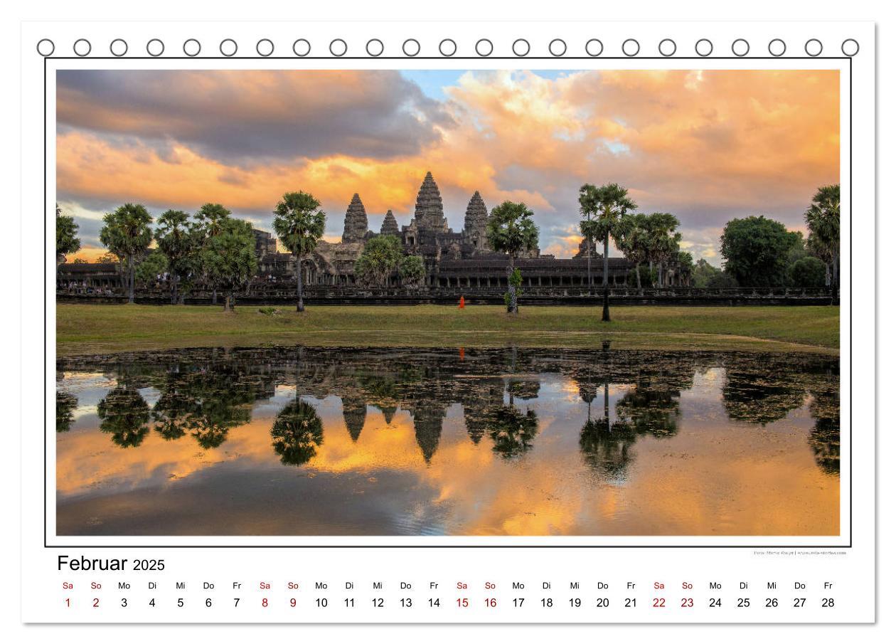 Bild: 9783435078349 | ANGKOR - IM REICH DER KHMER (Tischkalender 2025 DIN A5 quer),...