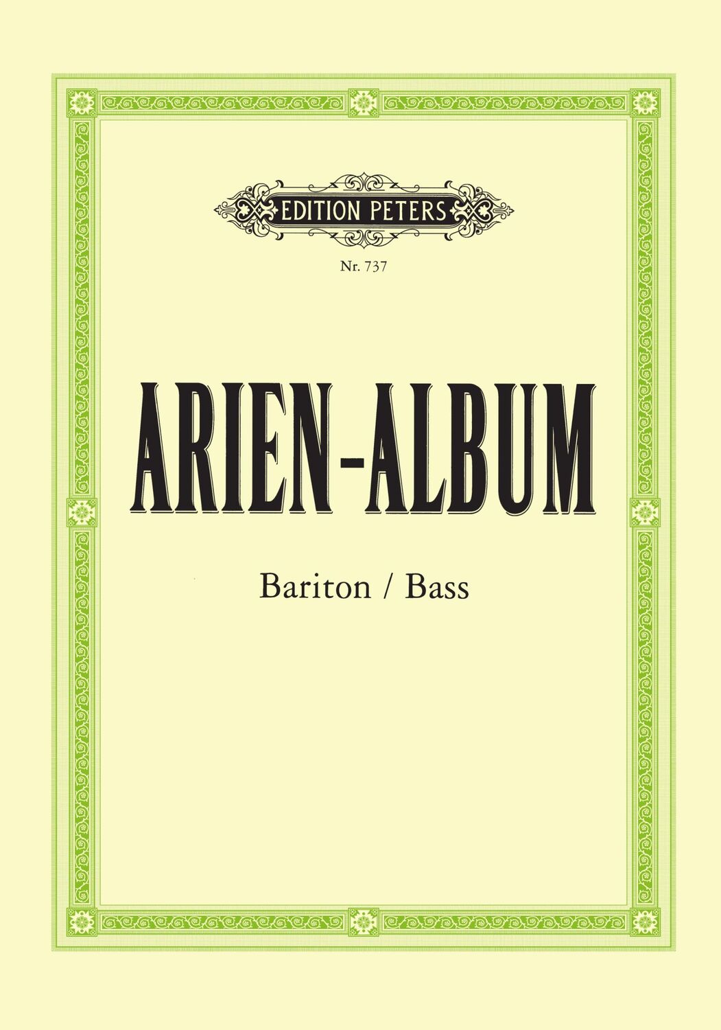 Cover: 9790014004866 | Arien-Album - Berühmte Arien für Bariton und Bass | Dörffel (u. a.)