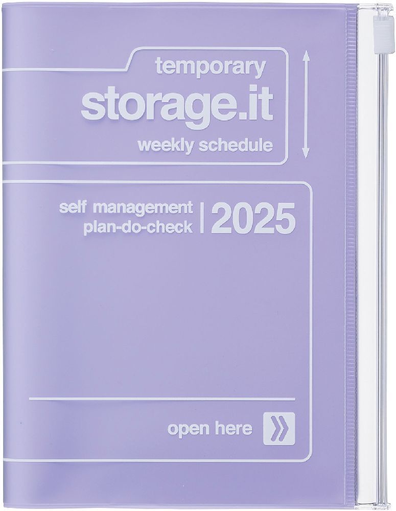 Cover: 4550045127522 | MARK'S 2024/2025 Taschenkalender A6 vertikal, Storage it, Purple | Inc