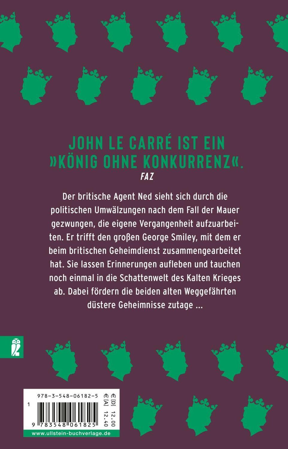 Rückseite: 9783548061825 | Der heimliche Gefährte | Roman | John le Carré | Taschenbuch | 400 S.