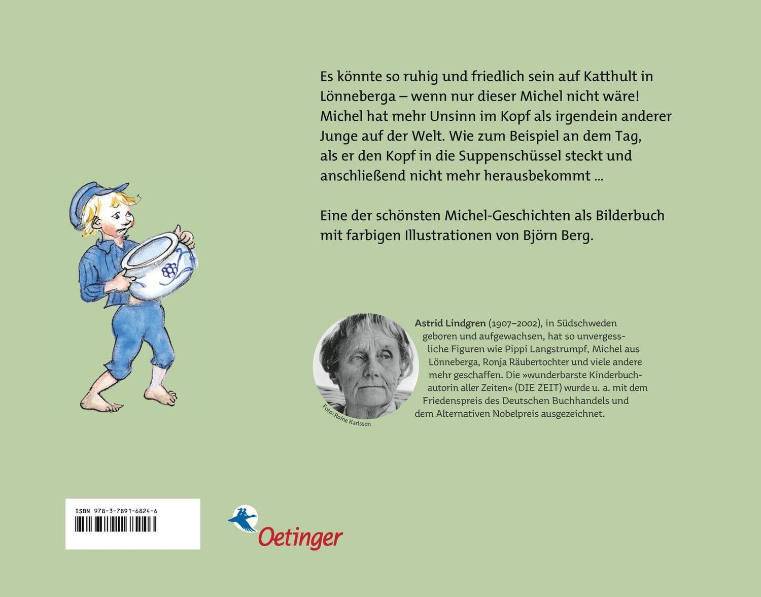 Rückseite: 9783789168246 | Als Michel den Kopf in die Suppenschüssel steckte | Astrid Lindgren