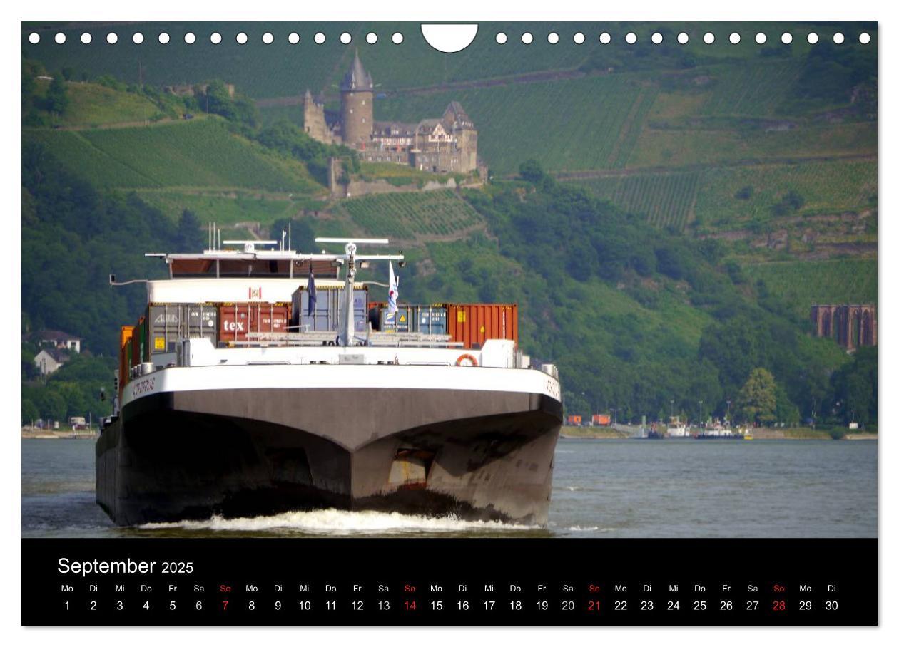 Bild: 9783435738434 | Binnenschiff Ahoi! (Wandkalender 2025 DIN A4 quer), CALVENDO...