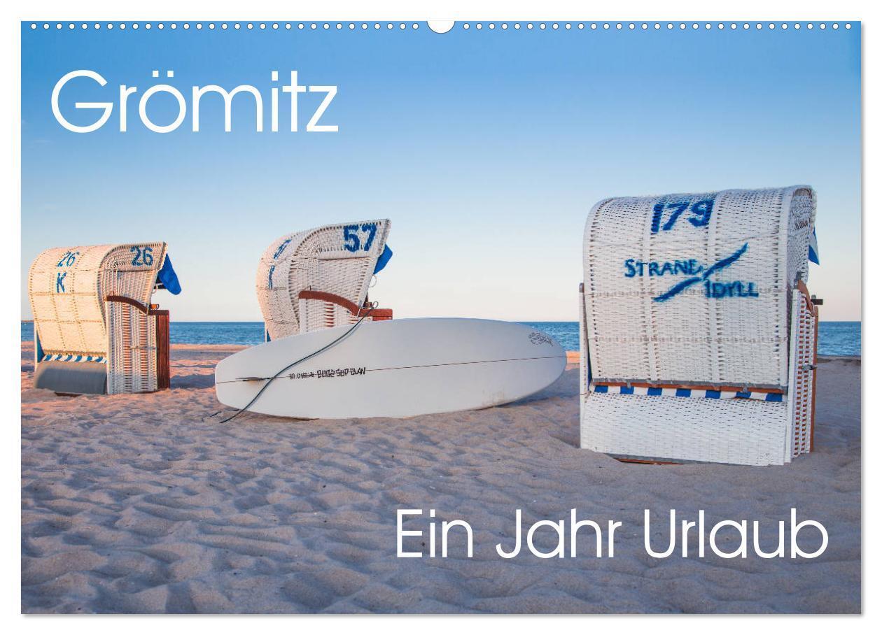 Cover: 9783435658190 | Grömitz - Ein Jahr Urlaub (Wandkalender 2025 DIN A2 quer), CALVENDO...