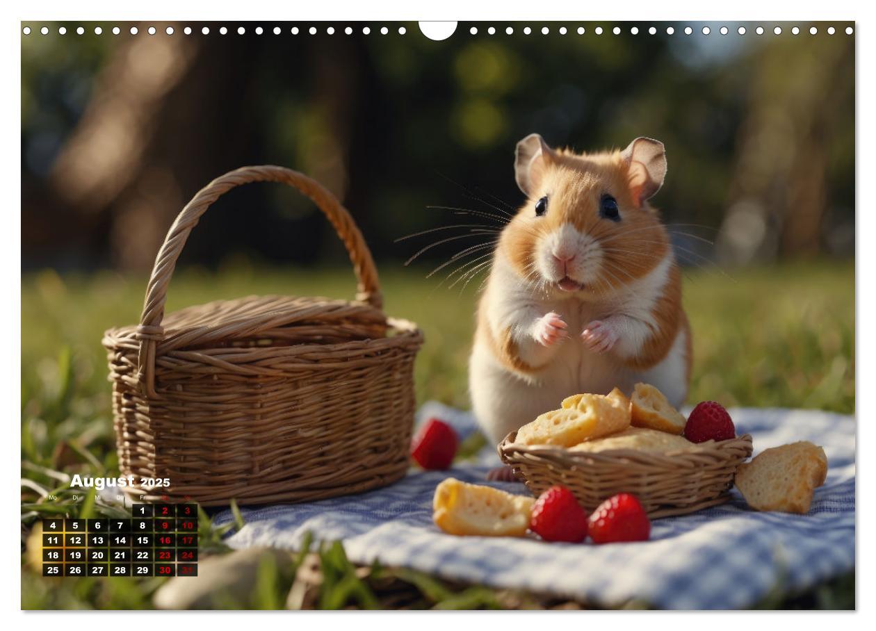 Bild: 9783383839214 | Hamstertage (Wandkalender 2025 DIN A3 quer), CALVENDO Monatskalender