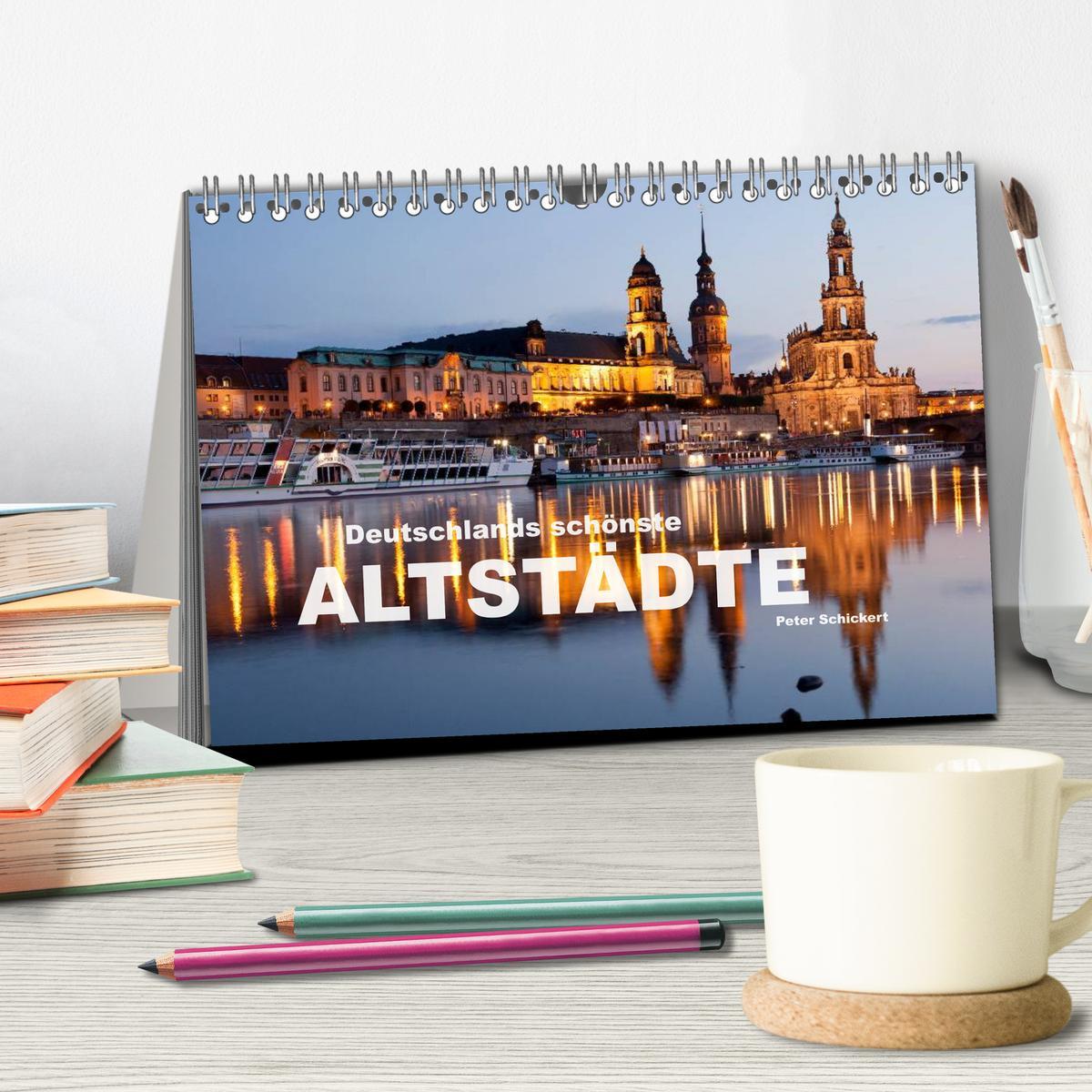 Bild: 9783435170456 | Deutschlands schönste Altstädte (Tischkalender 2025 DIN A5 quer),...