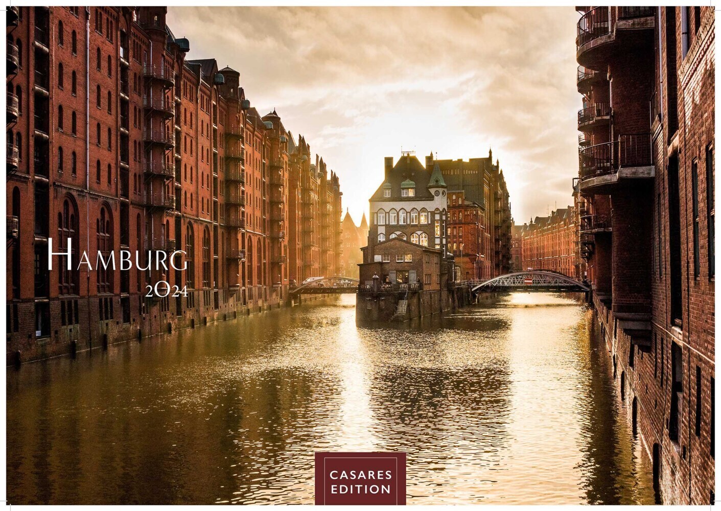 Cover: 9789918621446 | Hamburg 2024 S 24x35cm | Kalender | Deutsch | 2024 | Casares Edition