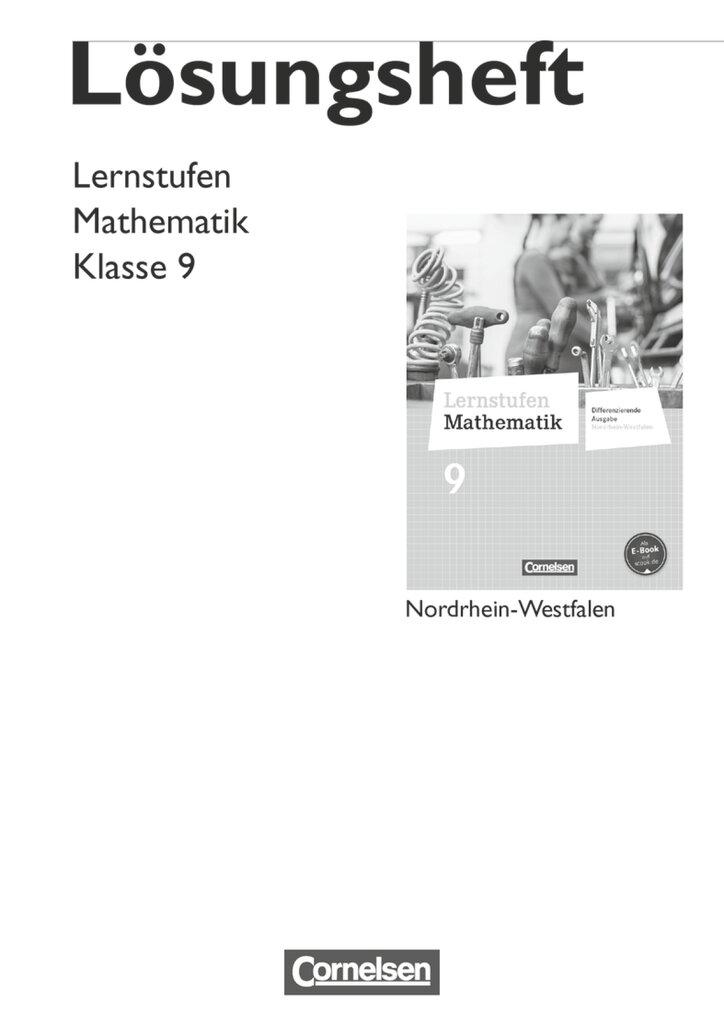 Cover: 9783060421213 | Lernstufen Mathematik 9. Schuljahr. Lösungen zum Schülerbuch....