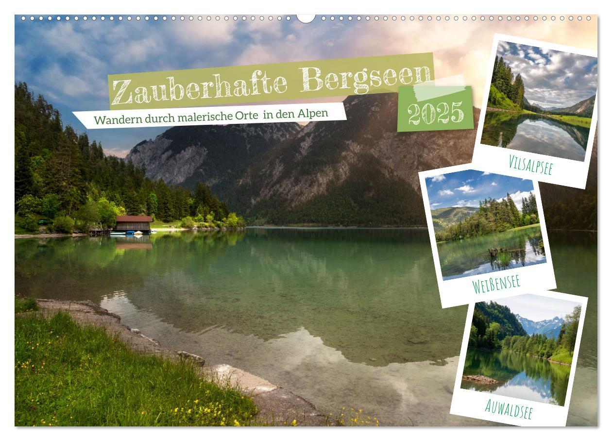 Cover: 9783383963476 | Zauberhafte Bergseen (Wandkalender 2025 DIN A2 quer), CALVENDO...