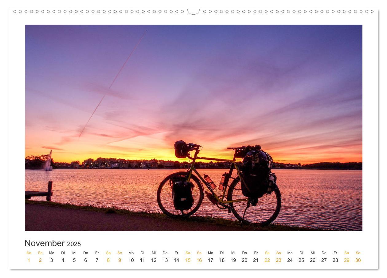 Bild: 9783435128693 | Radreiseglück Ostsee (Wandkalender 2025 DIN A2 quer), CALVENDO...