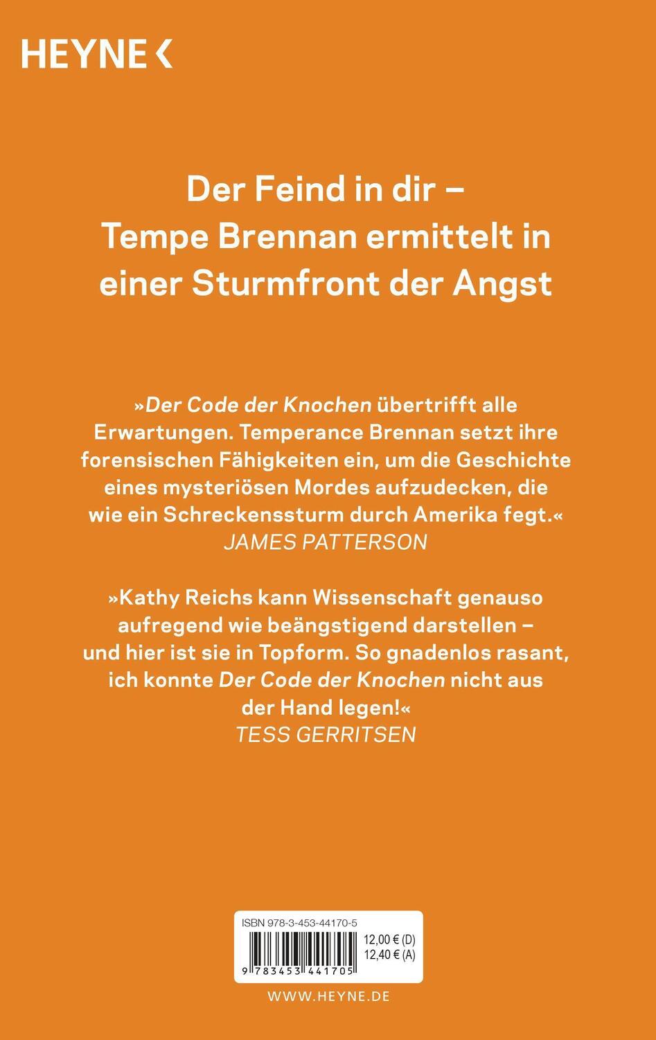 Bild: 9783453441705 | Der Code der Knochen | Ein neuer Fall für Tempe Brennan | Kathy Reichs