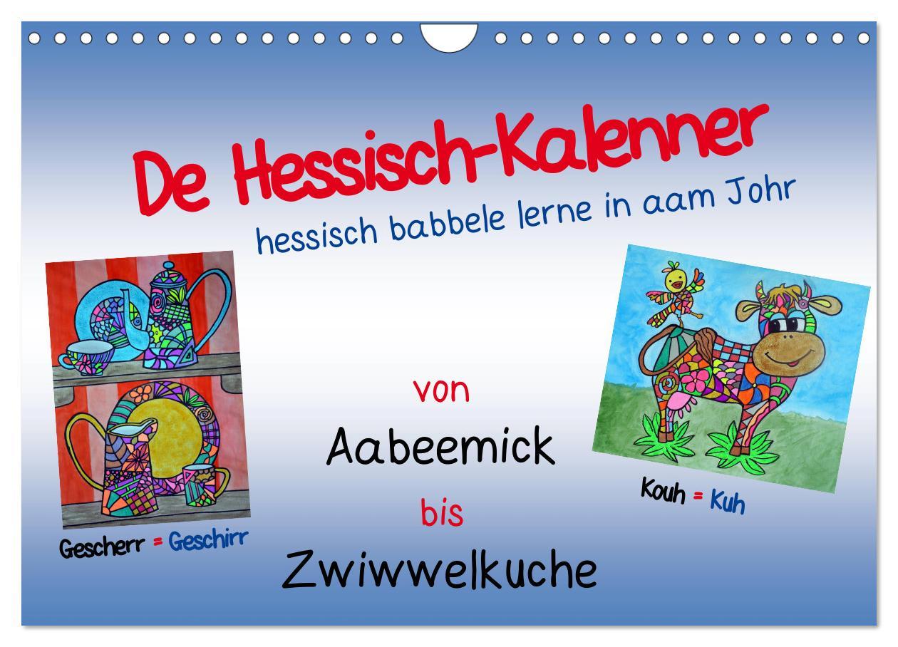 Cover: 9783435520572 | De Hessisch-Kalenner - hessisch babbele lerne in aam Johr...