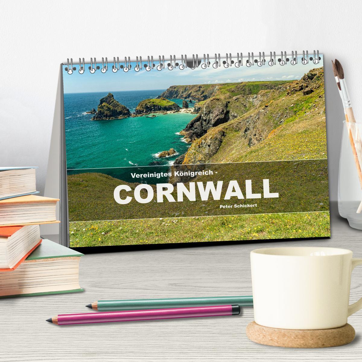 Bild: 9783383767524 | Vereinigtes Königreich - Cornwall (Tischkalender 2025 DIN A5 quer),...