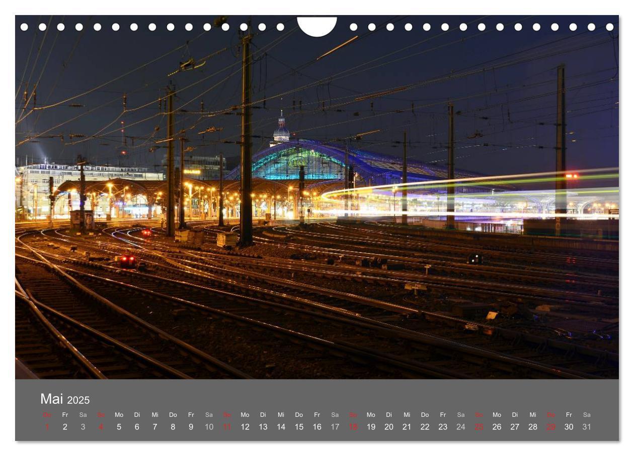 Bild: 9783435690039 | KÖLN BEI NACHT (Wandkalender 2025 DIN A4 quer), CALVENDO...