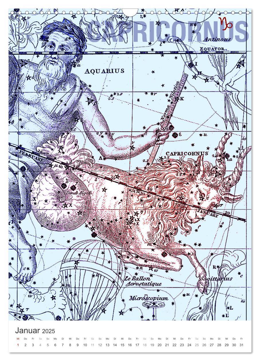 Bild: 9783435912186 | Sternzeichenkalender (Wandkalender 2025 DIN A3 hoch), CALVENDO...
