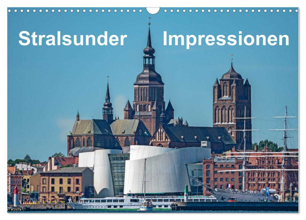 Cover: 9783435309610 | Stralsunder Impressionen (Wandkalender 2025 DIN A3 quer), CALVENDO...