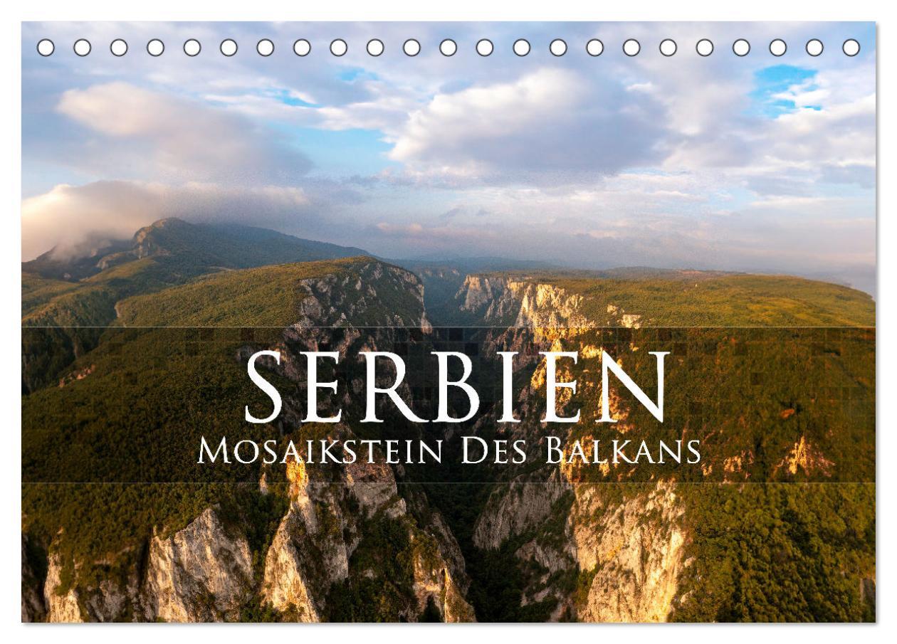 Cover: 9783435242245 | Serbien - Mosaikstein des Balkans (Tischkalender 2025 DIN A5 quer),...