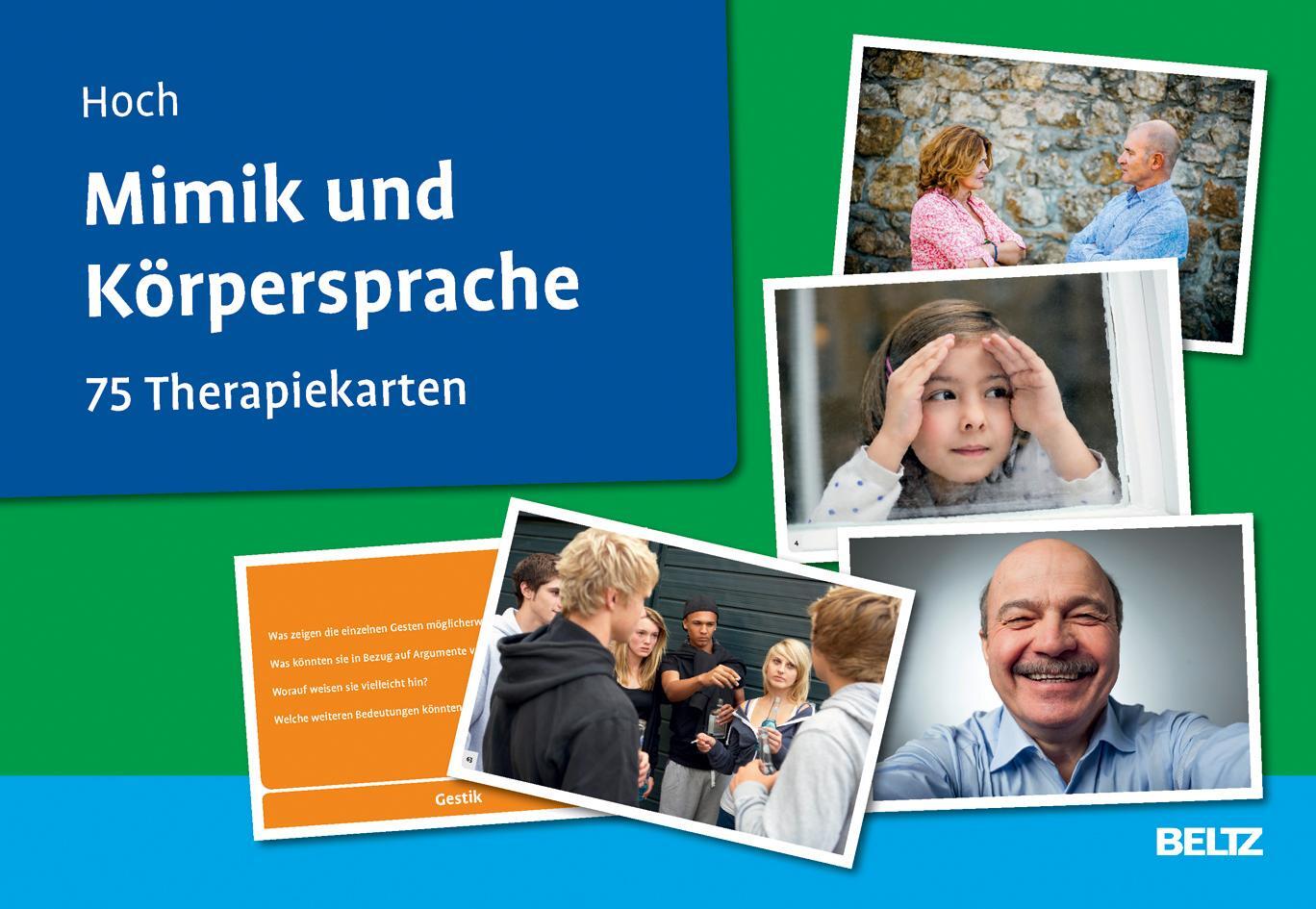 Cover: 4019172100032 | Mimik und Körpersprache | 75 Therapiekarten mit 36-seitigem Booklet