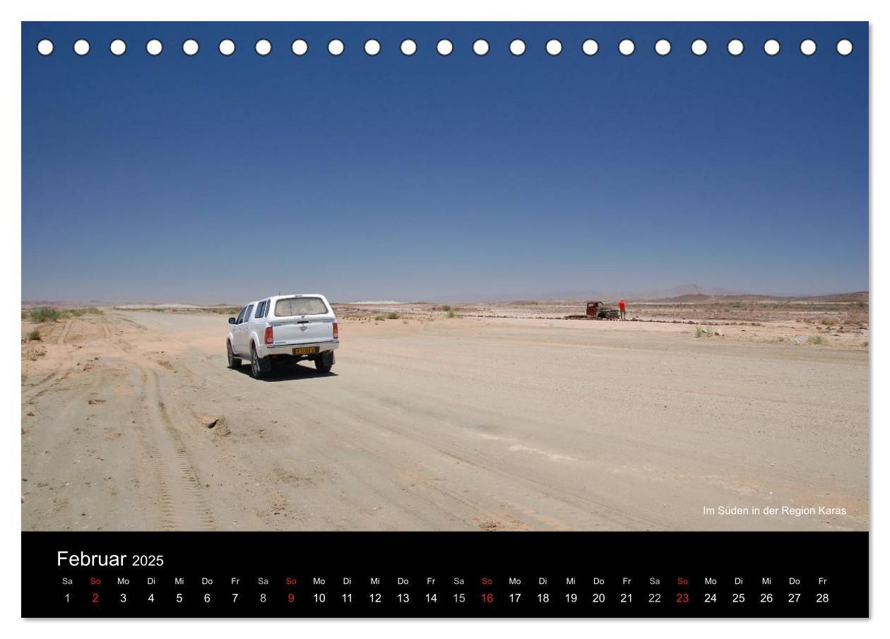 Bild: 9783435786336 | Namibia (Tischkalender 2025 DIN A5 quer), CALVENDO Monatskalender