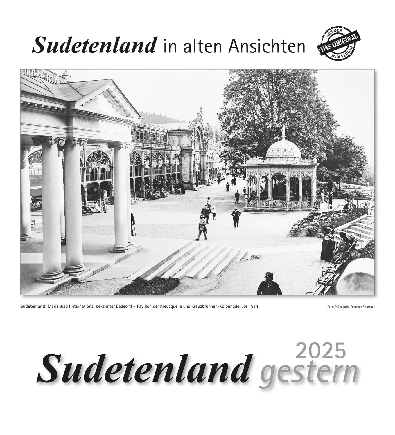 Cover: 9783961666447 | Sudetenland gestern 2025 | Sudetenland in alten Ansichten | Kalender