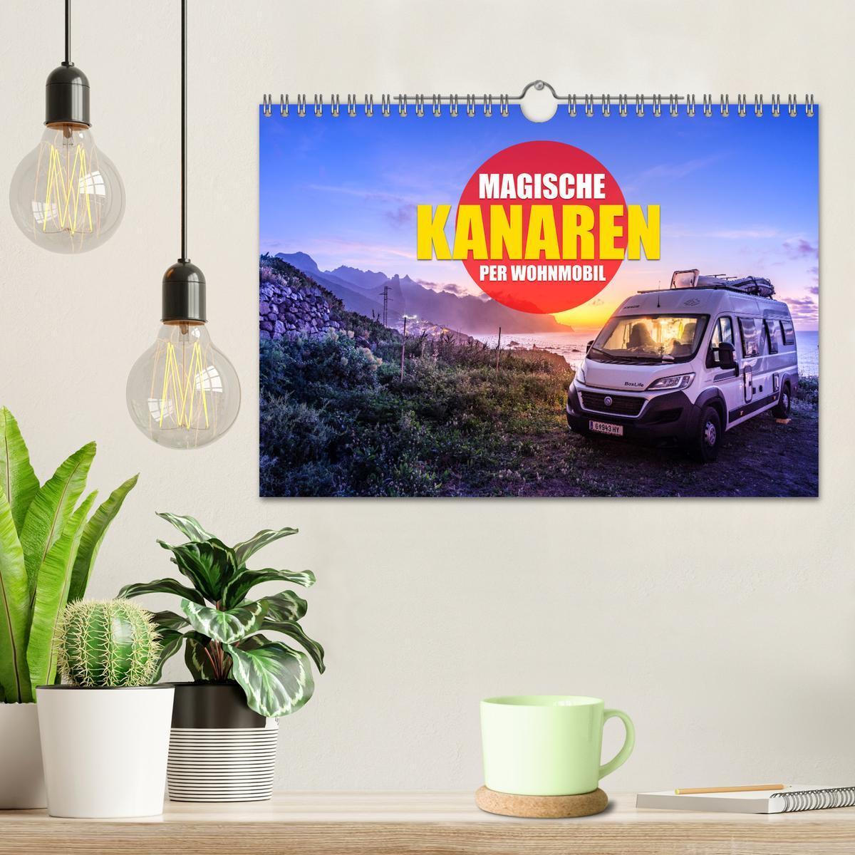 Bild: 9783457222386 | Die KANAREN per WOHNMOBIL (Wandkalender 2025 DIN A4 quer), CALVENDO...