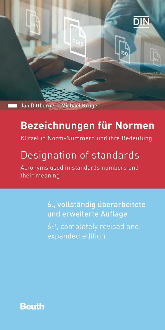 Cover: 9783410289227 | Bezeichnungen für Normen | Kürzel in Norm-Nummern und ihre Bedeutung