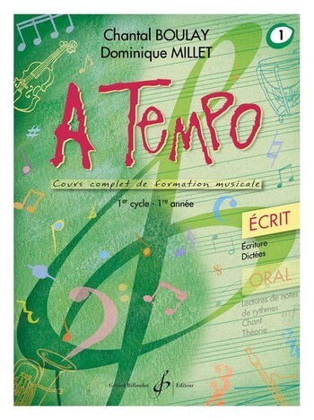 Cover: 9790043074786 | A Tempo - Partie Ecrite - Volume 1 | Chantal Boulay | Buch