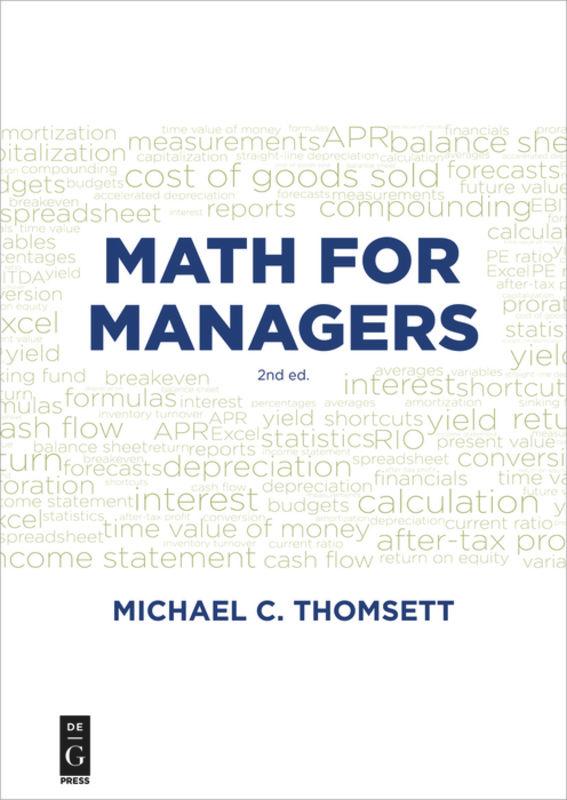 Cover: 9781547416707 | Math for Managers | Michael C. Thomsett | Taschenbuch | XIV | Englisch