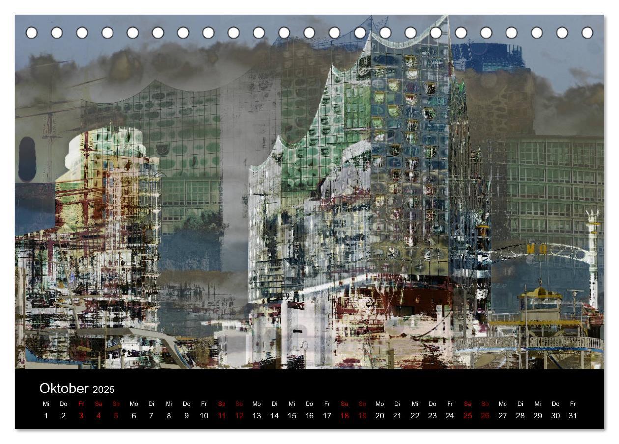 Bild: 9783435375691 | Elbphilharmonie-ARTig (Tischkalender 2025 DIN A5 quer), CALVENDO...