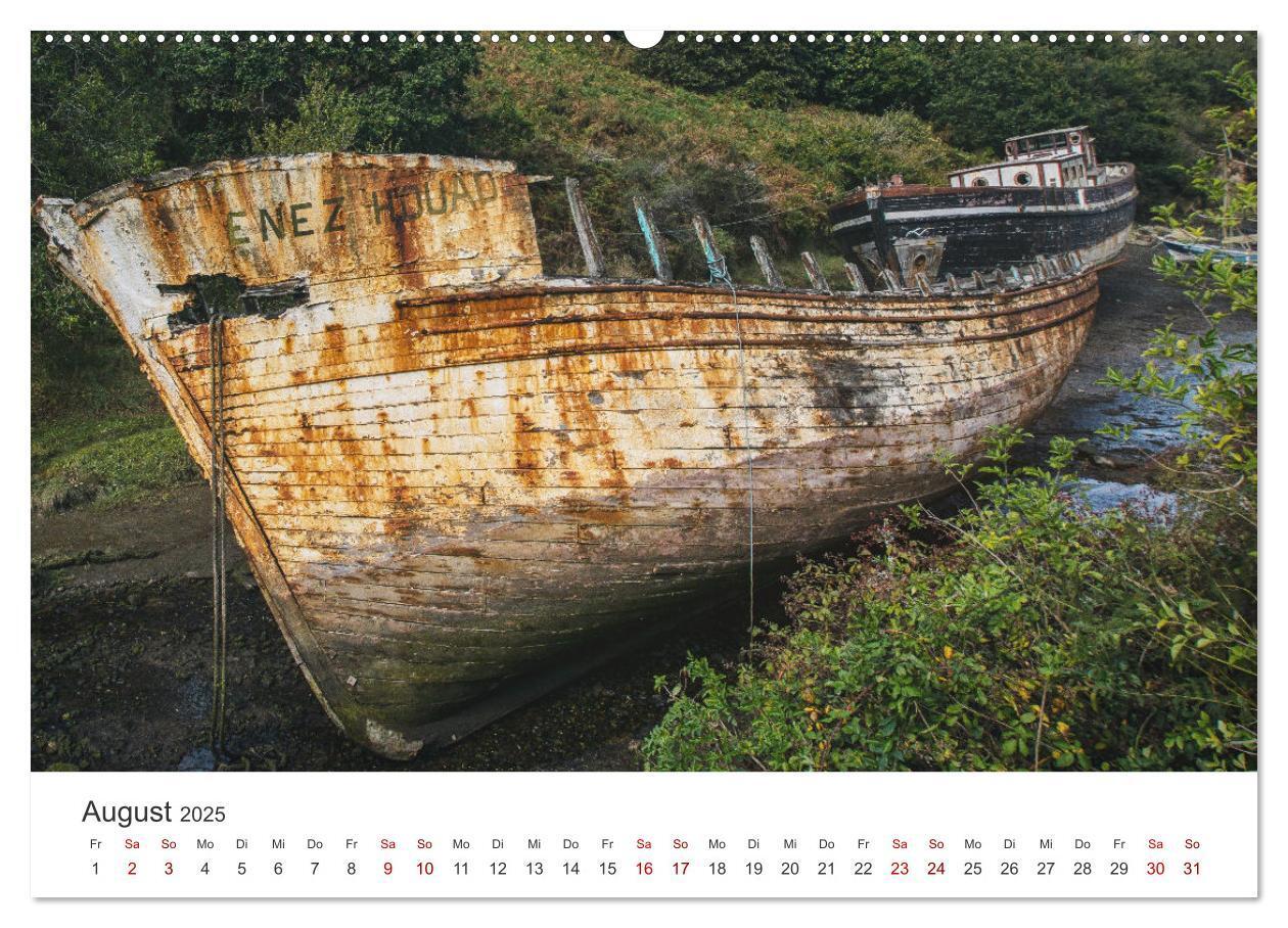 Bild: 9783383965722 | Gestrandet - Schiffswracks in der Bretagne (Wandkalender 2025 DIN...