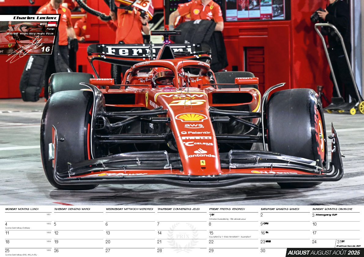 Bild: 9798893610369 | Formel 1 Kalender 2025 | Kalender | 14 S. | Deutsch | 2025