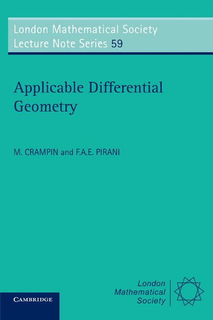 Cover: 9780521231909 | Applicable Differential Geometry | M. Crampin (u. a.) | Taschenbuch