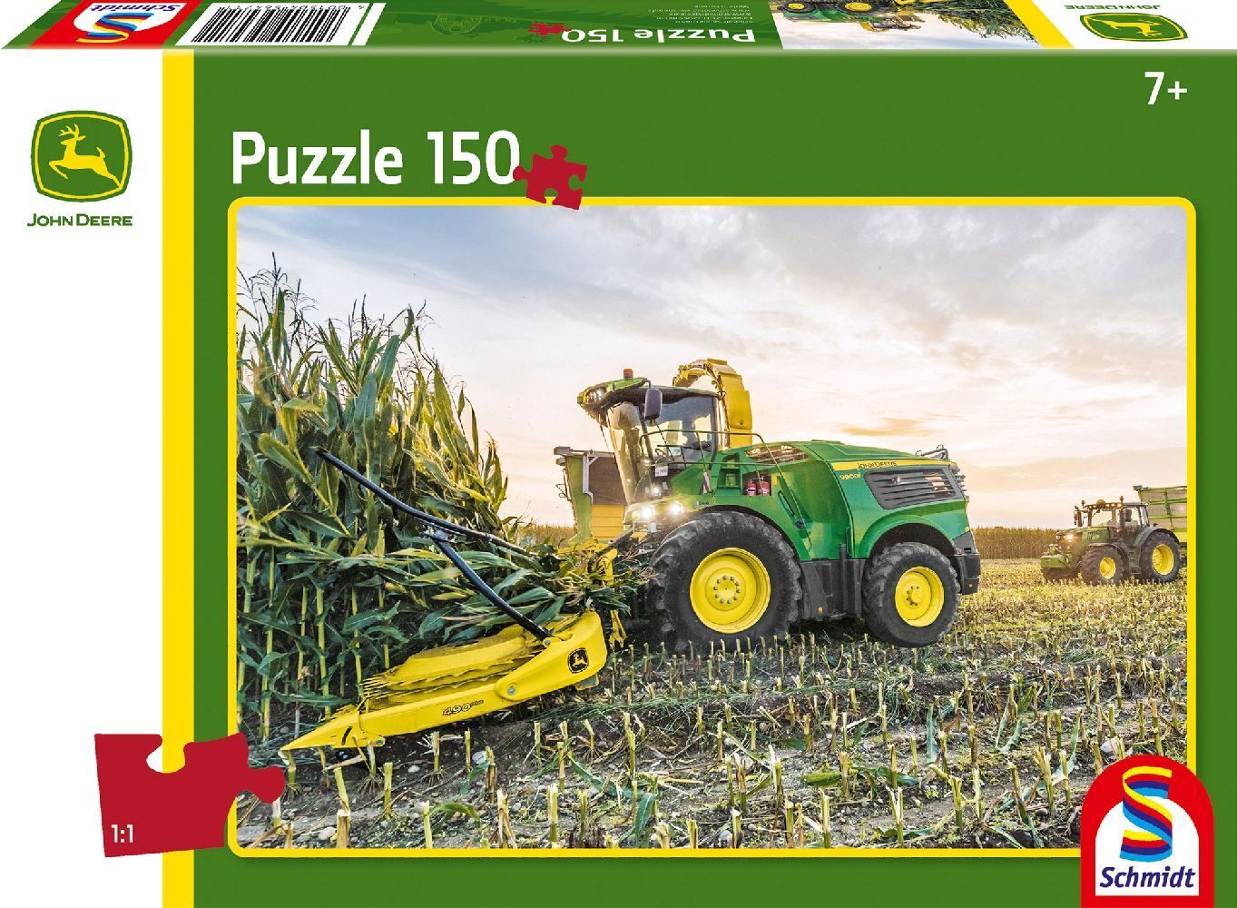 Cover: 4001504564711 | Motiv 2, 150 Teile | Kinderpuzzle John Deere | Spiel | Schachtel