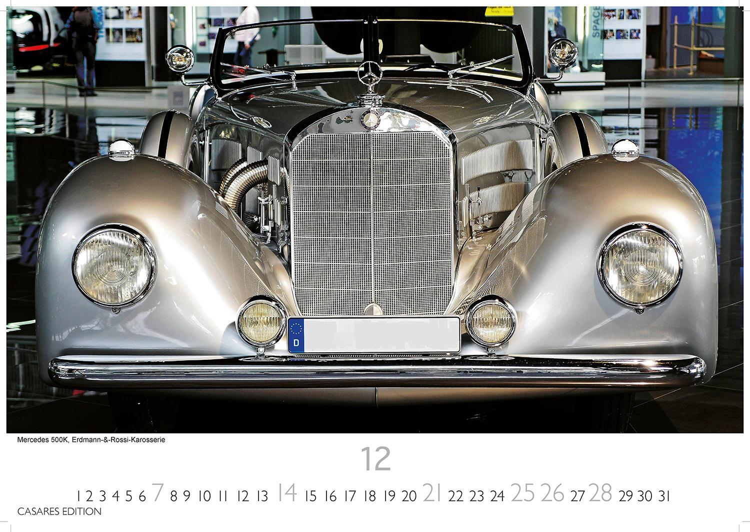 Bild: 9781835241004 | Mercedes Classic Cars 2025 L 35x50cm | Kalender | 14 S. | Deutsch