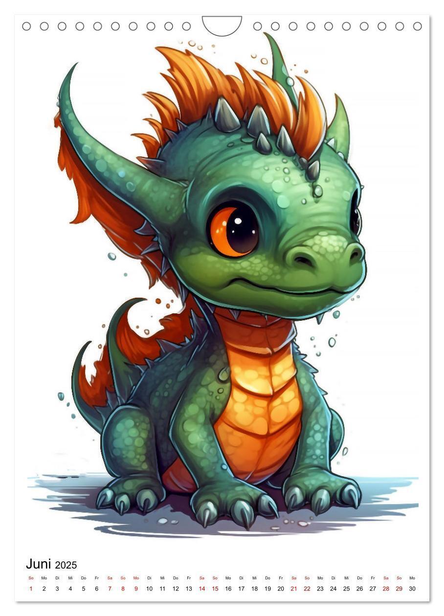 Bild: 9783435869343 | Drachen Kinder (Wandkalender 2025 DIN A4 hoch), CALVENDO...