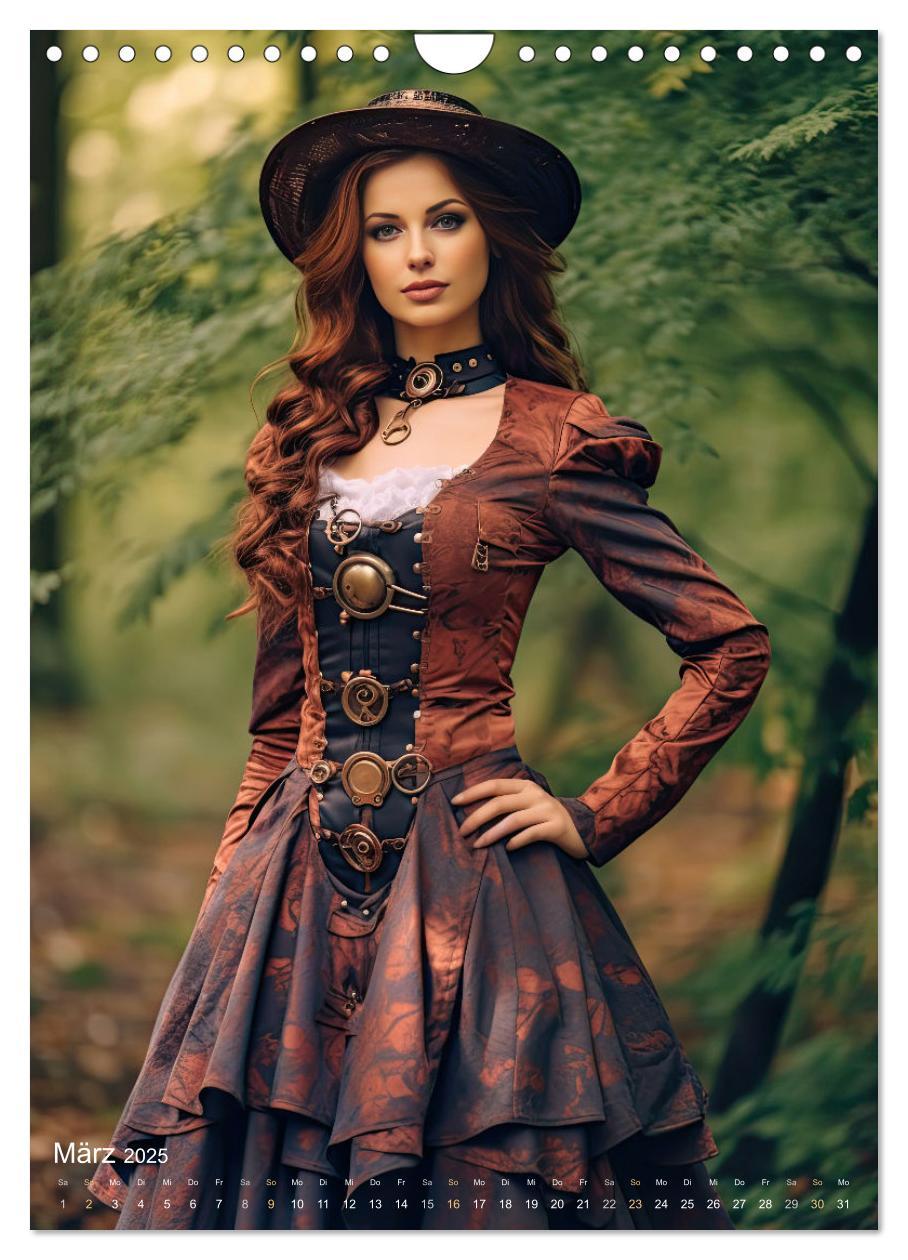 Bild: 9783435866915 | Steampunk Ladies (Wandkalender 2025 DIN A4 hoch), CALVENDO...