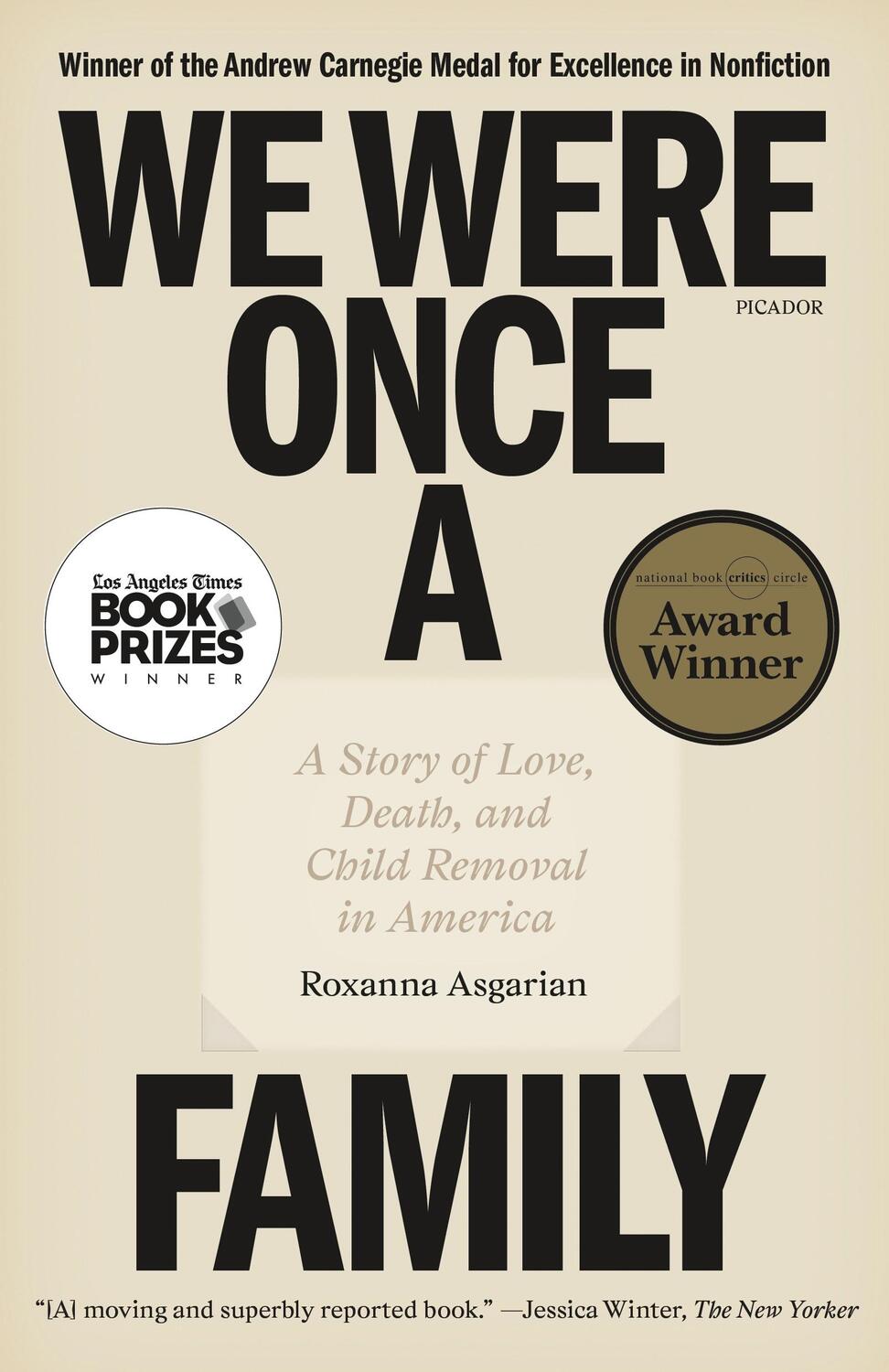 Cover: 9781250321923 | We Were Once a Family | Roxanna Asgarian | Taschenbuch | Englisch