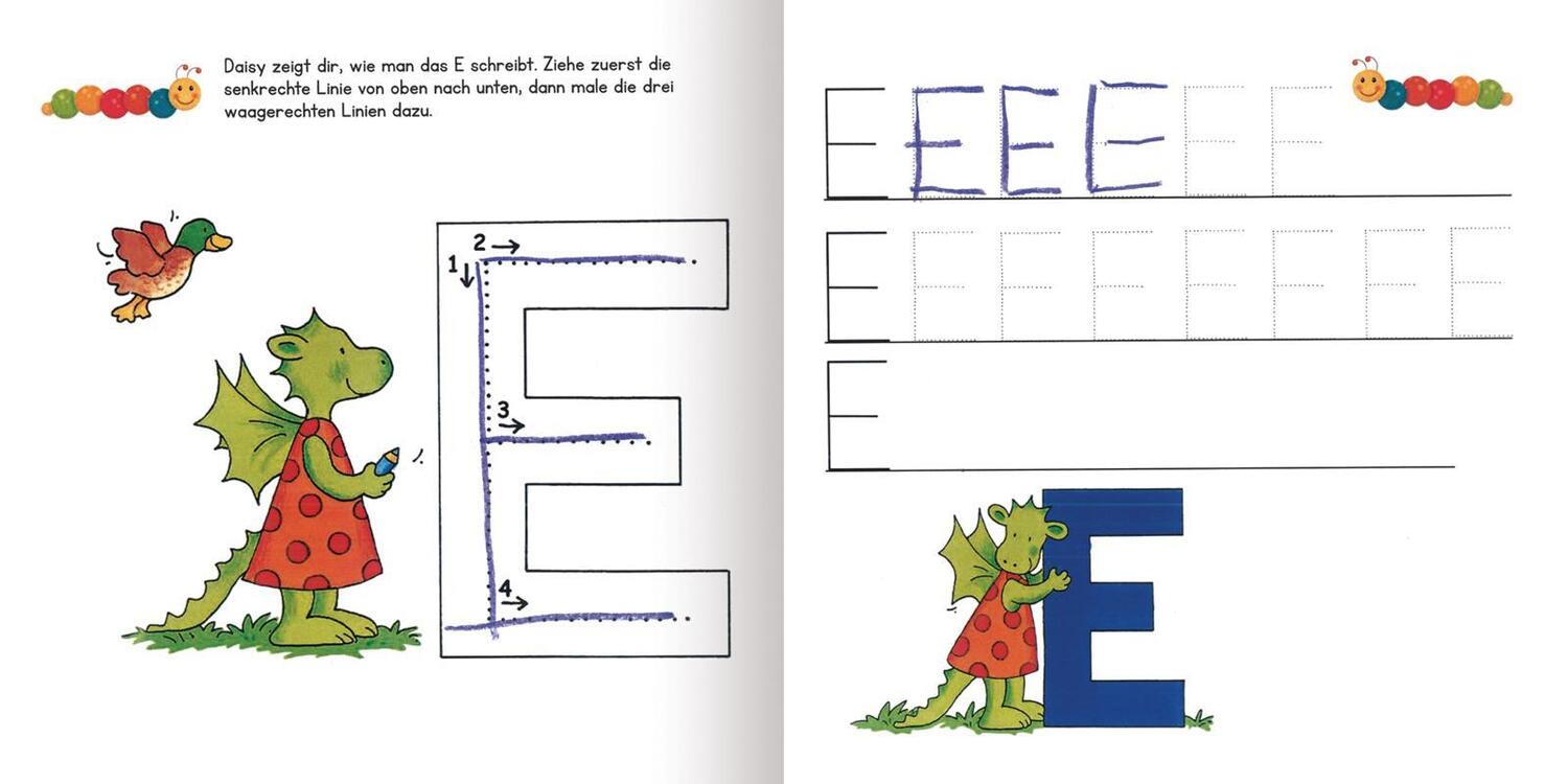 Bild: 9783845834801 | Lernraupe - Schwungübungen | mit über 100 Übungen für den Kindergarten