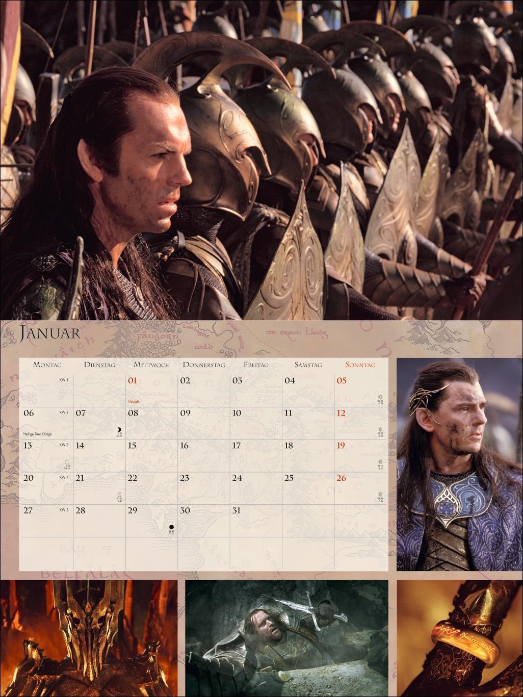 Bild: 9783756404988 | Der Herr der Ringe Broschur XL Kalender 2025 | Heye | Kalender | 28 S.