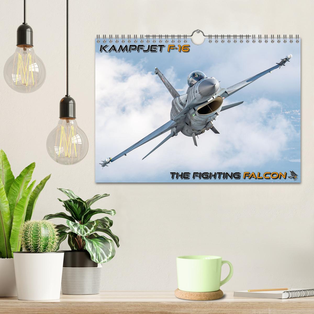 Bild: 9783383981463 | Kampfjet F-16 The Fighting Falcon (Wandkalender 2025 DIN A4 quer),...