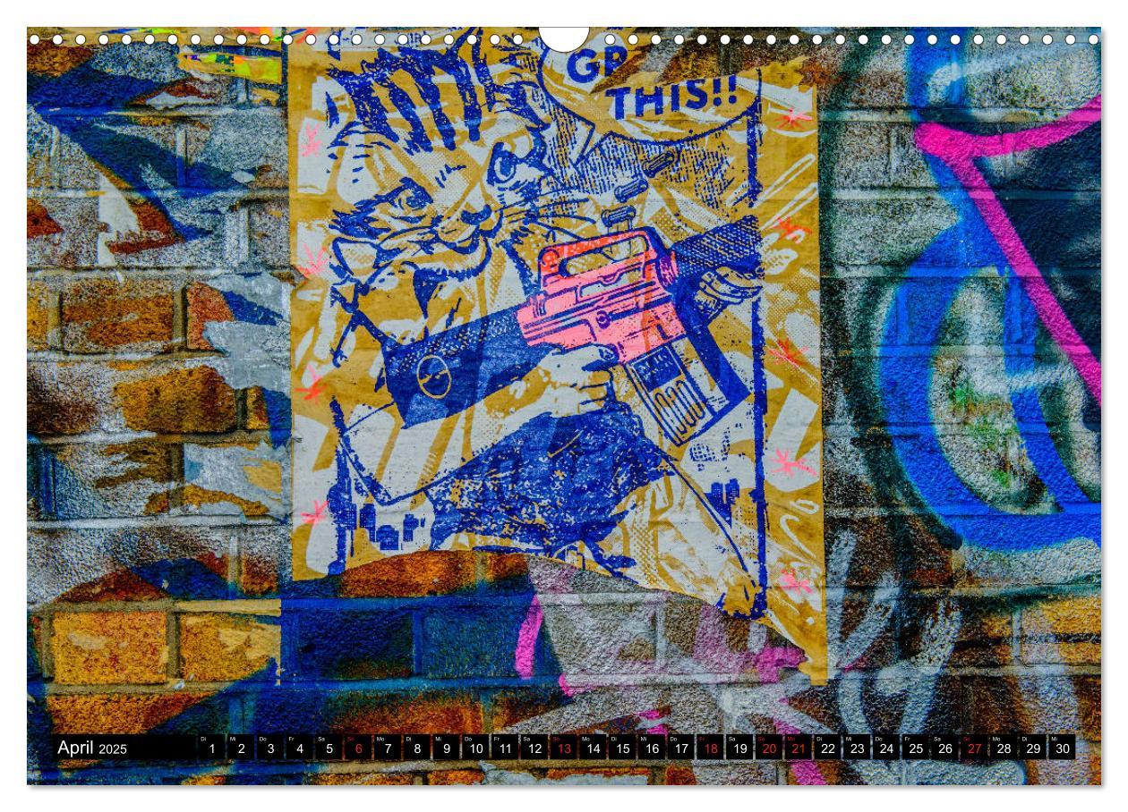 Bild: 9783435316649 | Street art London Michael Jaster (Wandkalender 2025 DIN A3 quer),...