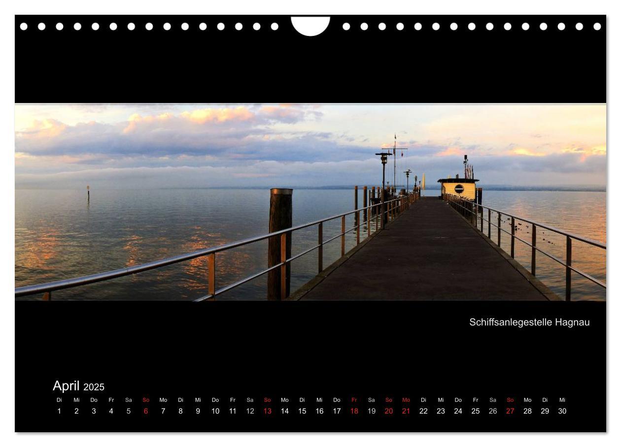 Bild: 9783435648481 | Panoramen vom Bodensee (Wandkalender 2025 DIN A4 quer), CALVENDO...