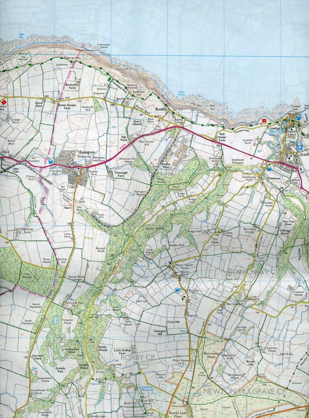 Bild: 9780319242667 | North York Moors - Eastern Area | Ordnance Survey | (Land-)Karte